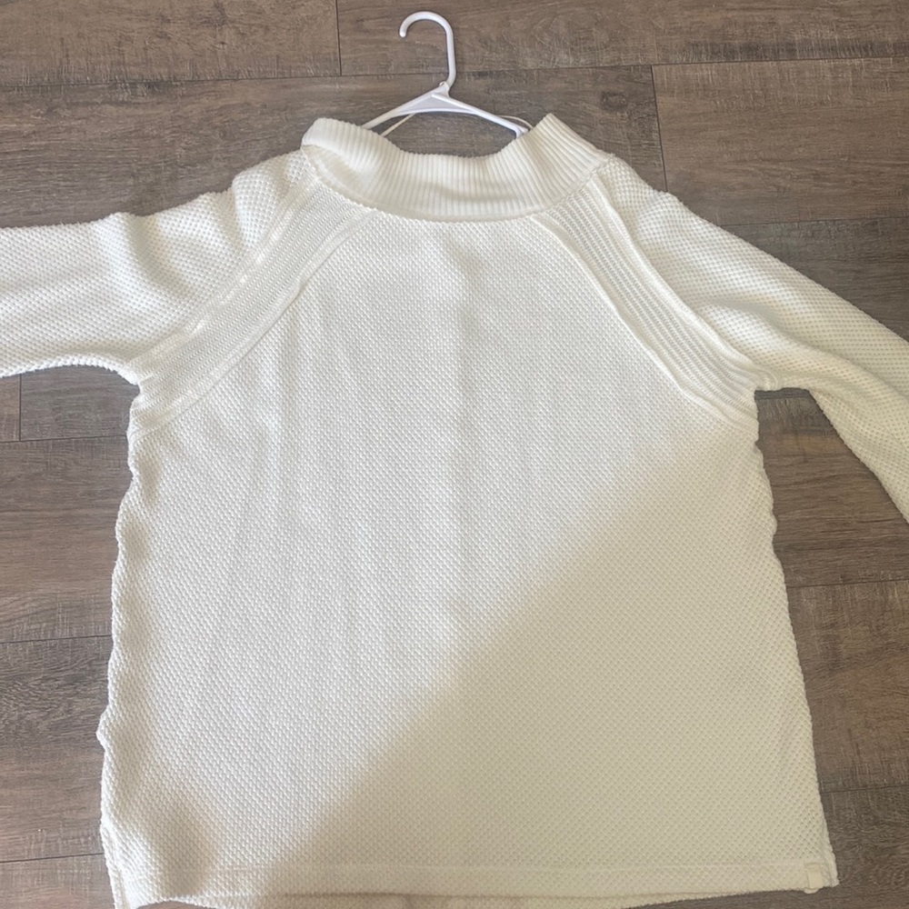 Free People Oversized Sweater Cream Size Small New W/Out Tags